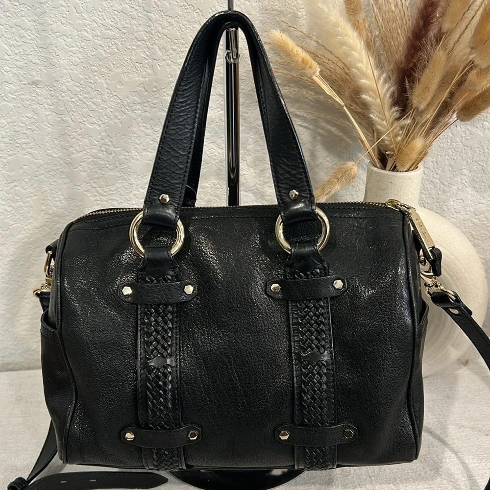 Cole Haan Leather Pleated Hobo 2 ways Bag